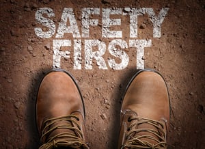 toe safety steel foot protection boots alloy vs cdm regulations shutterstock electronic sprinklered landscape workers safe construction building environment recycle